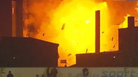 إنفجار مصنع يوقف مباراة في بطولة رومانيا