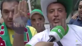 أنصار الخضر يصنعون أجواء رائعة بساوباولو