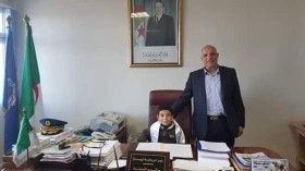 “تحقيق أمنية يتيم” تجلس طفلا على مقعد رئيس أمن ولاية