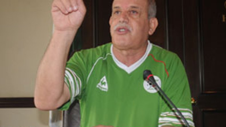 سعدان‮ ‬يحافظ‮ ‬على‮ ‬نفس‮ ‬التعداد‮ ‬أمام‮ ‬مصر‮