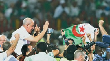 Algerian coach Rabah Saadane : Iâ€™m happy for my country