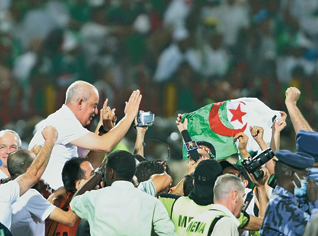Algerian coach Rabah Saadane : Iâ€™m happy for my country