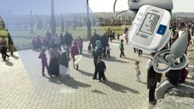 عيادة متنقلة للكشف عن ارتفاع الضغط الدموي بالصابلات