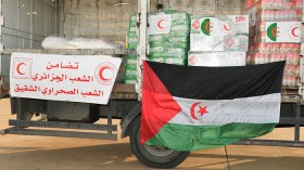 شحن 60 طنا من المساعدات لفائدة الشعب الصحراوي