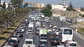حبس صاحب حافلة أغلق الطريق بالعاصمة