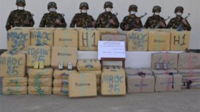 27 quintaux de kif traité saisis à la frontière avec le Maroc