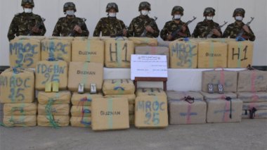 27 quintaux de kif traité saisis à la frontière avec le Maroc