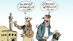 مصلون يسارعون الى المحراب تحسبا لحسن الخاتمة!