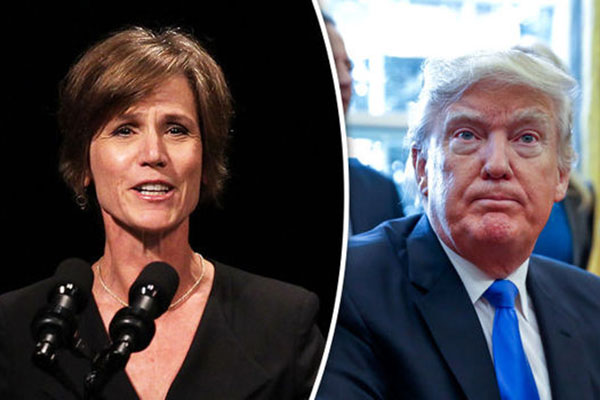 Trump limoge la ministre de la Justice, opposée à son décret