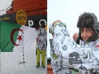 Hommage à la journaliste Samiha Halli: porteuse du drapeau algérien au pôle Nord