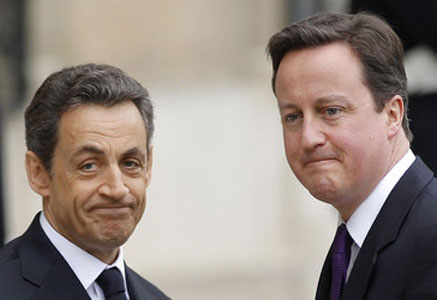 Pour Sarkozy et Cameron, « Kadhafi doit partir immédiatement »