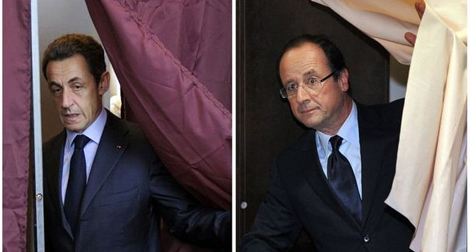 Présidentielle française: Hollande serait devant Sarkozy et Le Pen