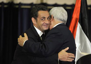 Sarkozy emballe Bethléem