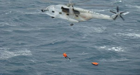 Ténès: un marin ukrainien sauvé par un hélicoptère de la Marine