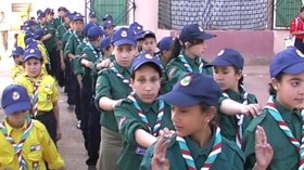 أطفال الكشافة يشرعون في حملة “نحب بلادي نظيفة”