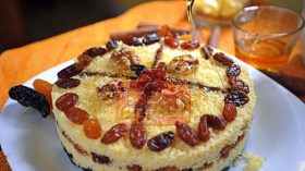 مسفوف عصري بالفواكه الجافة