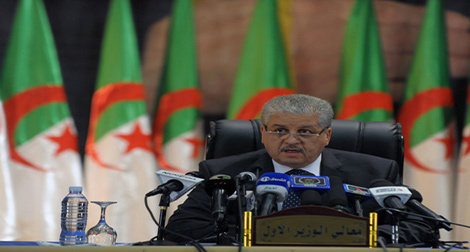 PM Abdelmalek Sellal participates in a counter terrorism rally in Tunisia