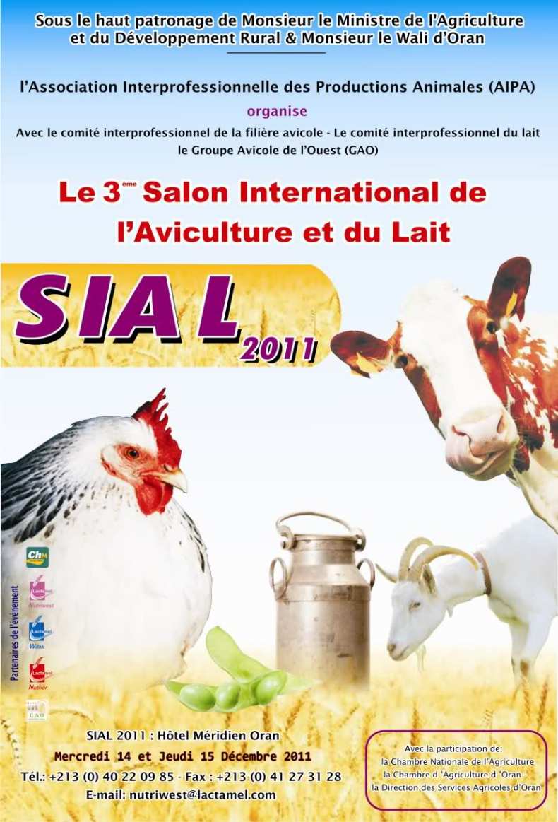 Salon international de l’aviculture et du lait (SIAL) à Oran