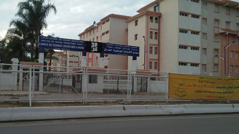 منحرفون يحاولون اقتحام مجمع إقامات جامعية ليلا بسكيكدة