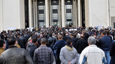 Rassemblement des travailleurs de la zone industrielle de Rouiba