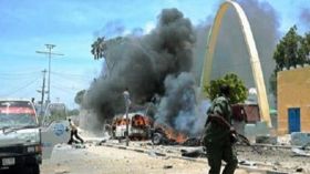 مقتل ثلاثة جنود إثر انفجار في كيسمايو الصومالية