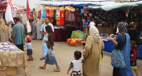Blida: intense activité au marché populaire “Souika”