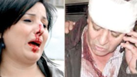 فنانو‭ ‬‮”‬الأسد‮”‬‭ ‬يتعرضون‭ ‬للضرب‭ ‬المبرح‭ ‬على‭ ‬يد‭ ‬معارضيه‭ ‬بالقاهرة‭ ‬