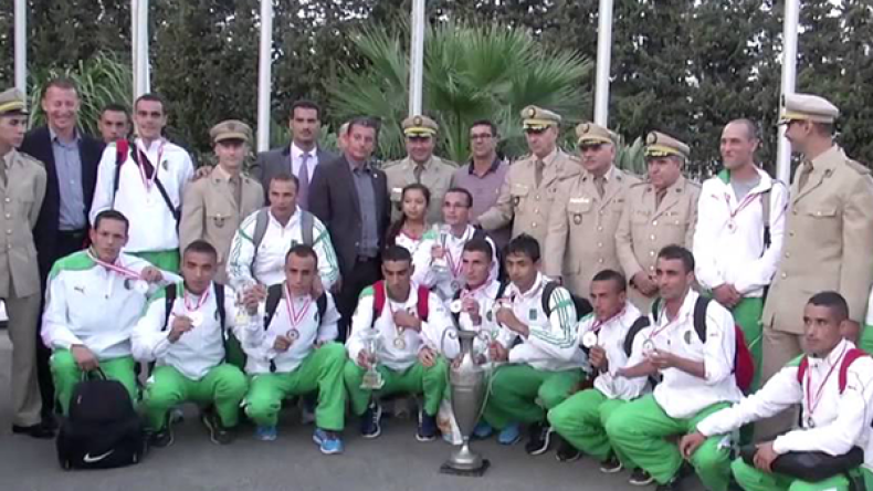 المنتخب الوطني العسكري يسيطر على مجريات البطولة