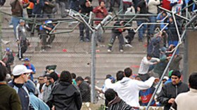 أعمال شغب بعد خسارة البرج أمام الساورة