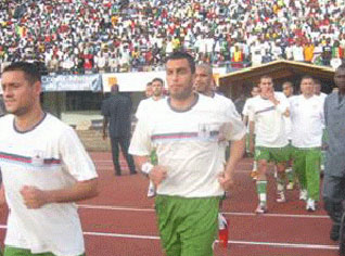 Algerian football squad to play decisive match against Gambia