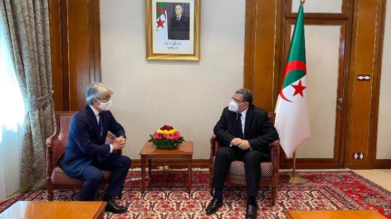 جراد يستقبل سفير اليابان لدى الجزائر