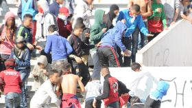 جرحى في مشادة بين الأمن ومناصرين في مباراة سيدي نايل-الإدريسية