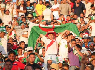 Clashes between fans and security forces left havoc and injuries