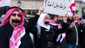 منظمات‭ ‬حقوقية‭ ‬تحقق‭ ‬في‭ ‬تورط‭ ‬إيران‭ ‬وحزب‭ ‬الله‭ ‬في‭ ‬قمع‭ ‬السوريين