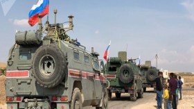 La police militaire russe occupe un ancien poste de contrôle américain en Syrie