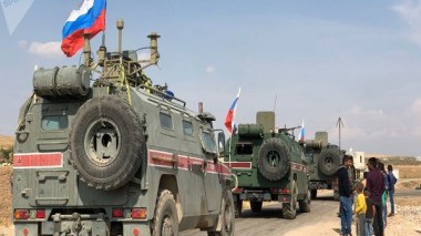 La police militaire russe occupe un ancien poste de contrôle américain en Syrie