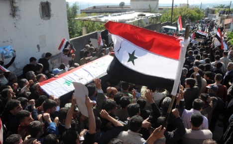 Exode de Syriens vers le Liban