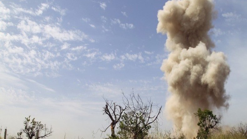 21 قتيلا بقصف جوي بدرعا