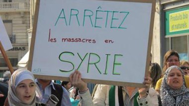 Rassemblement de soutien au peuple syrien