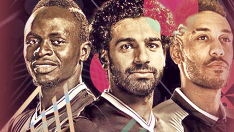 صراع بين صلاح وماني وأوباميانغ للفوز بالجائزة