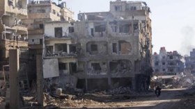 قافلة أممية تجلب غذاء لسكان داريا السورية المحاصرة