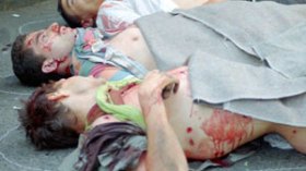 انفجار قنبلة على إرهابيين بالناصرية