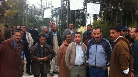 أفراد التعبئة يدخلون في إضراب عن الطعام