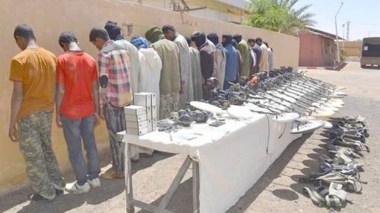 Arrestation de 21 contrebandiers de différentes nationalités