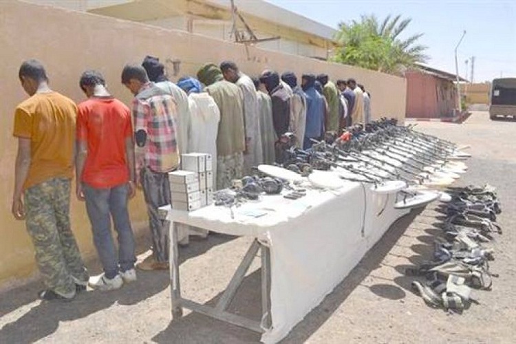 Arrestation de 21 contrebandiers de différentes nationalités