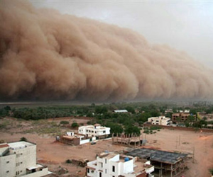 Une tempête de deux milliards de tonnes de sable se dirrige vèrs l'Arabie séoudite