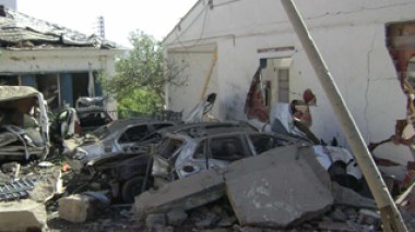 Algeria police station attack: suicide bomber tried to escape before explosion