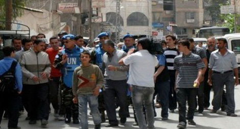 Syrie: 15 observateurs sur le terrain, la trêve toujours violée