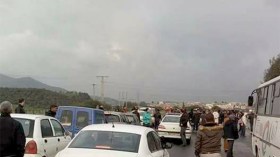 ازدحام مروري خانق على الطريق السيار ومداخل العاصمة بسبب مسيرة متقاعدي الجيش