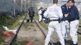 القطار المكهرب يحوّل  جسد امرأة بالرغاية إلى أشلاء متناثرة